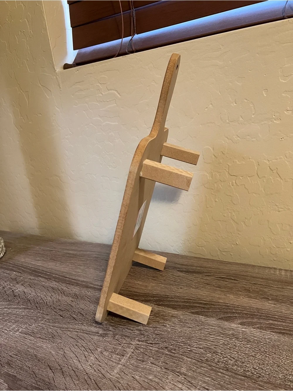 Target Bullseye Wood Tiered Rectangle Tray Display Riser Rustic Farmhouse NWT
